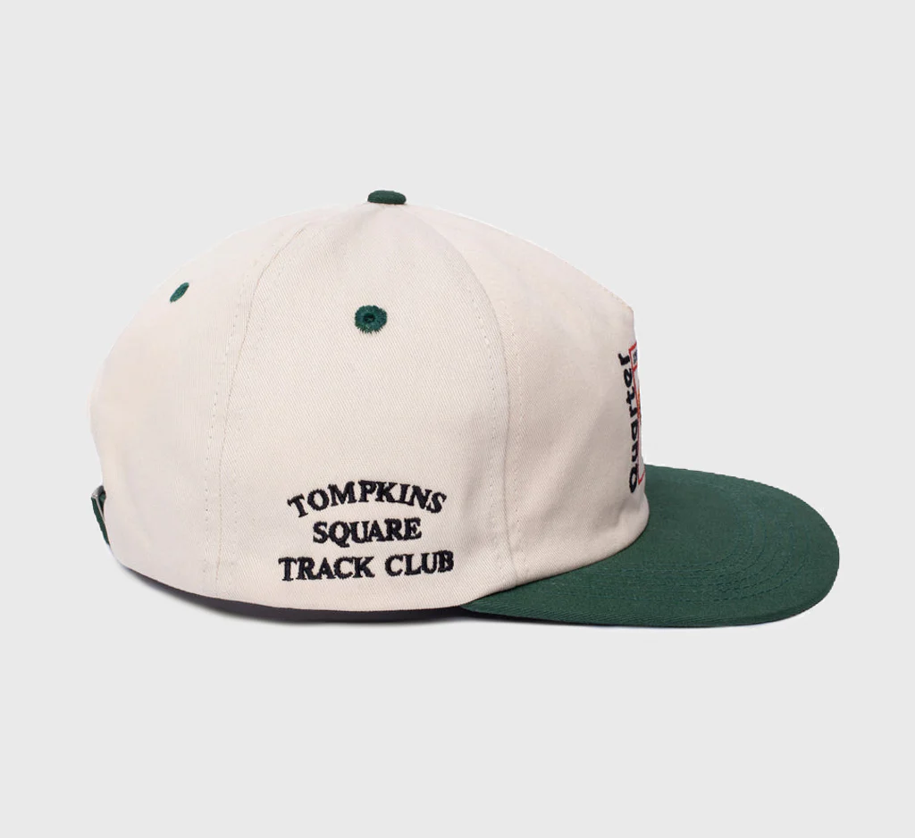 Quartersnacks - Party Cap - Cream / Green - Image 2