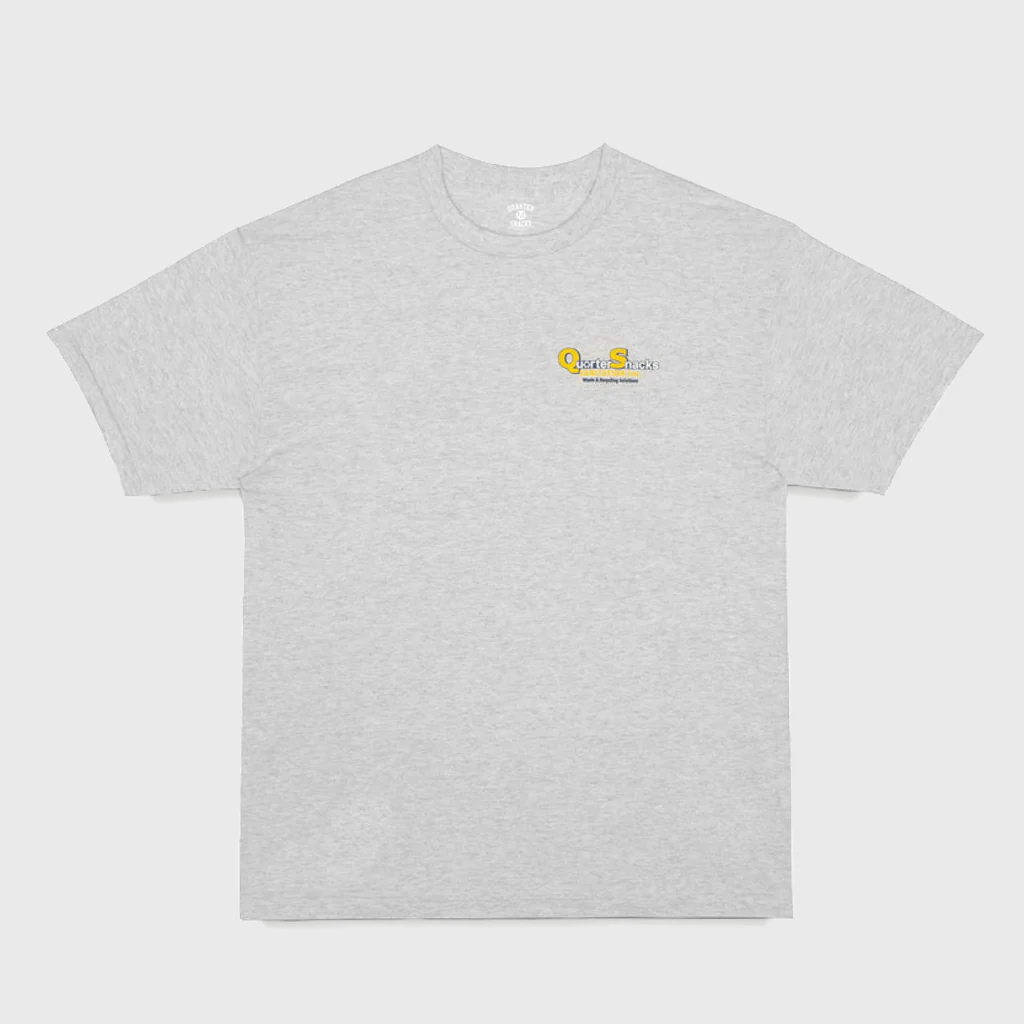 Quartersnacks - Sanitation T-Shirt - Ash Grey - Image 2