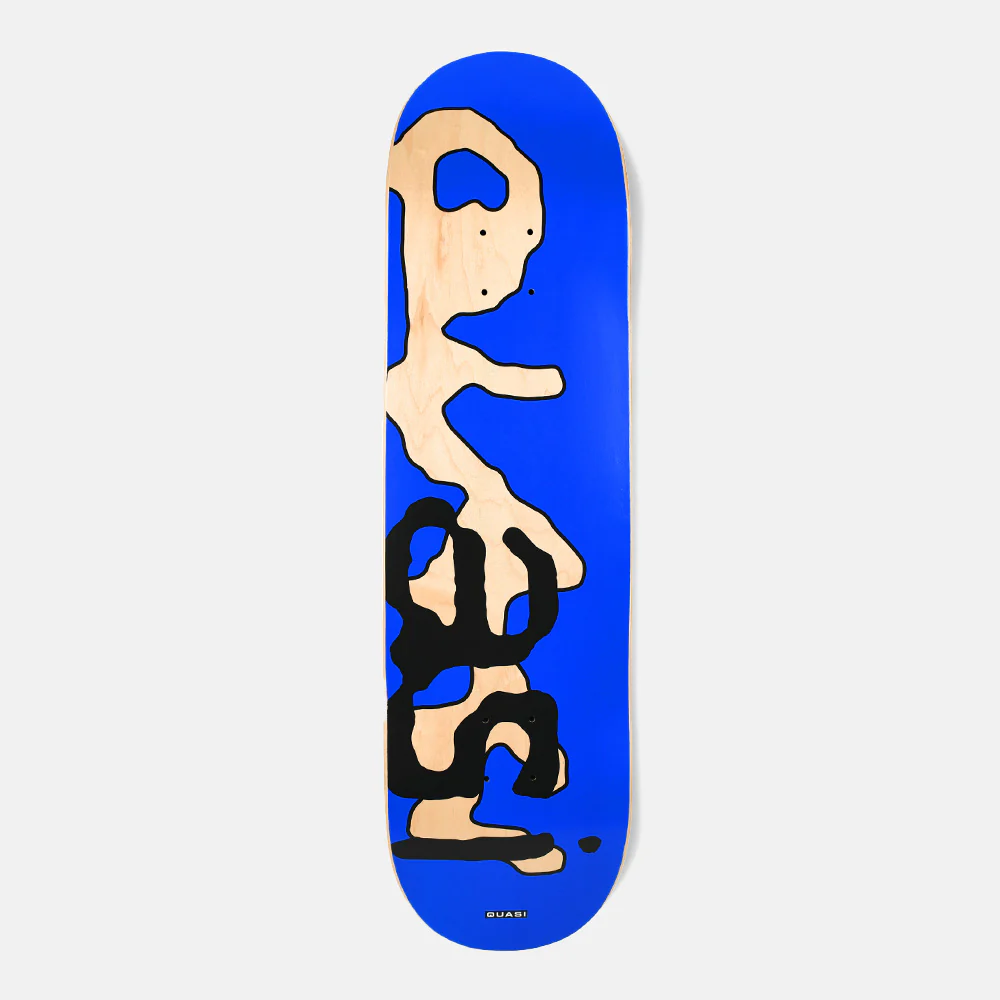 Quasi Skateboards - 8.625" Lowercase 2 Skateboard Deck - Blue