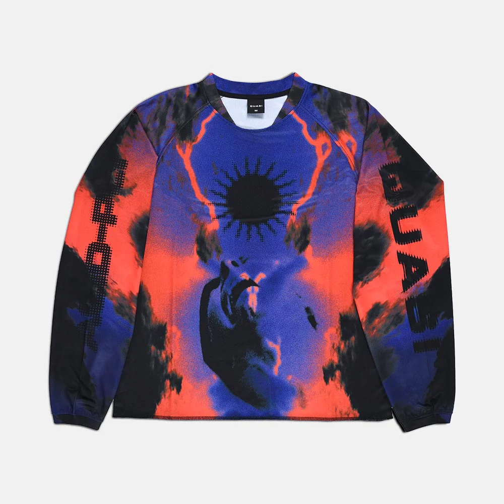 Quasi Skateboards - Powerband Raglan Longsleeve Jersey - Sunset - Image 2