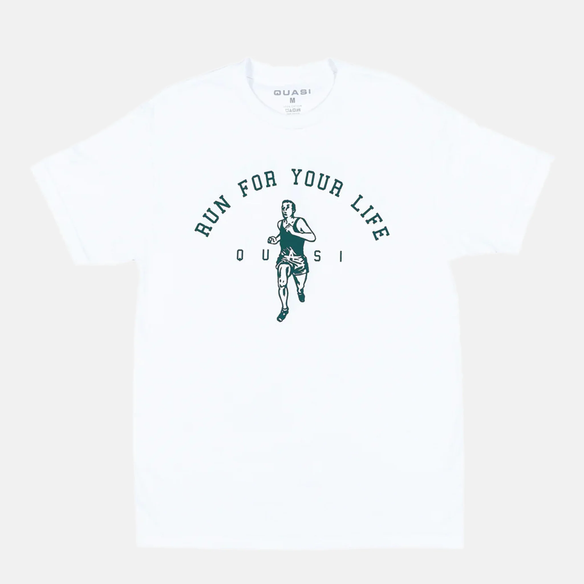 Quasi Skateboards - Run T-Shirt - White