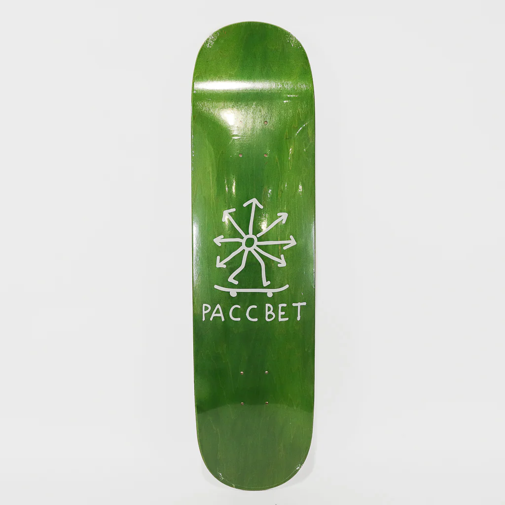 Rassvet (Paccbet) - 8.125" Sun Logo Skateboard Deck - Green