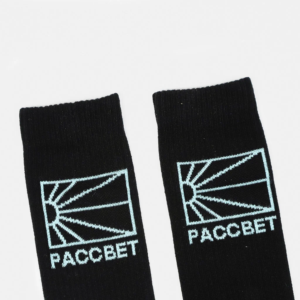 Rassvet (Paccbet) - Logo Knit Socks - Black / Mint - Image 2