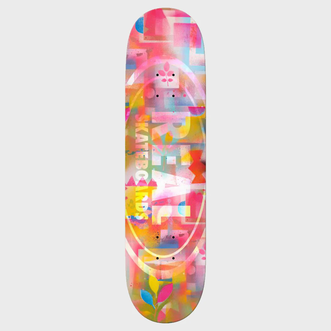 Real Skateboards - 8.38" Team Acrylics Skateboard Deck