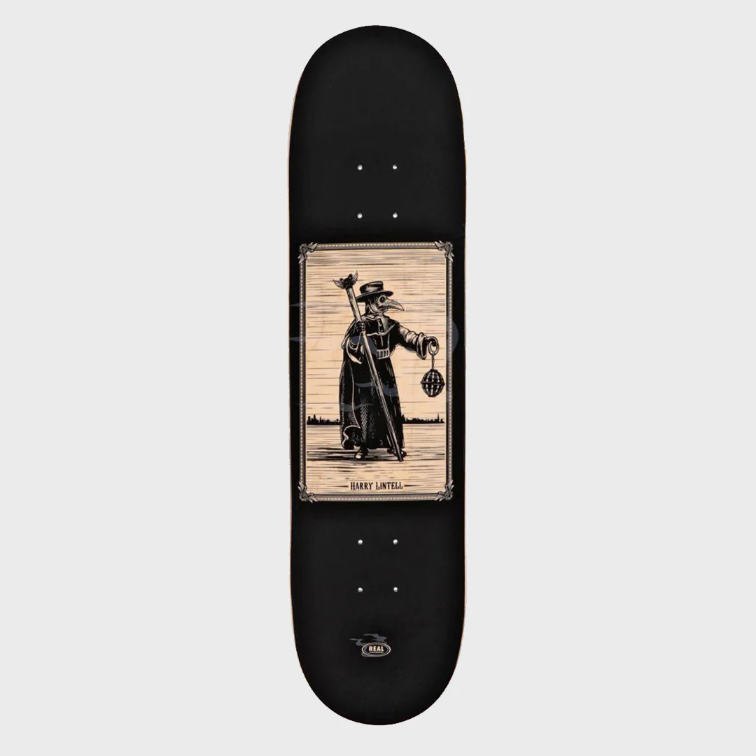 Real Skateboards - 8.5" Harry Lintell Plague Doctor Skateboard Deck