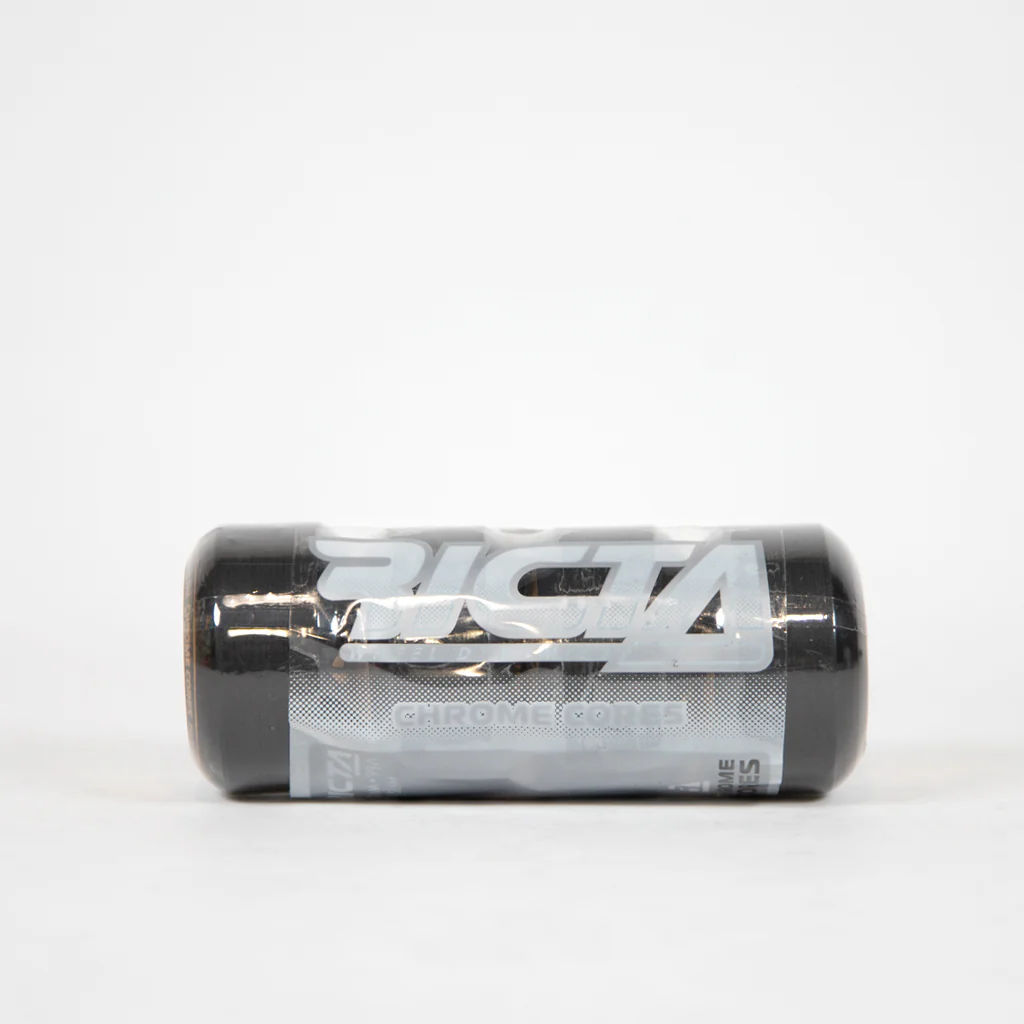Ricta Wheels - 52mm (99a) Chrome Core Skateboard Wheels - Black / Gold - Image 2