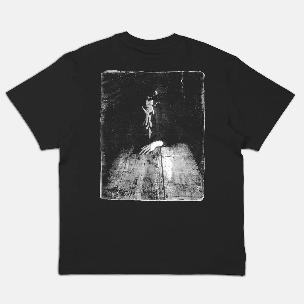 The National Skateboard Co. - RIVER MAN SHORT SLEEVE TEE - BLACK