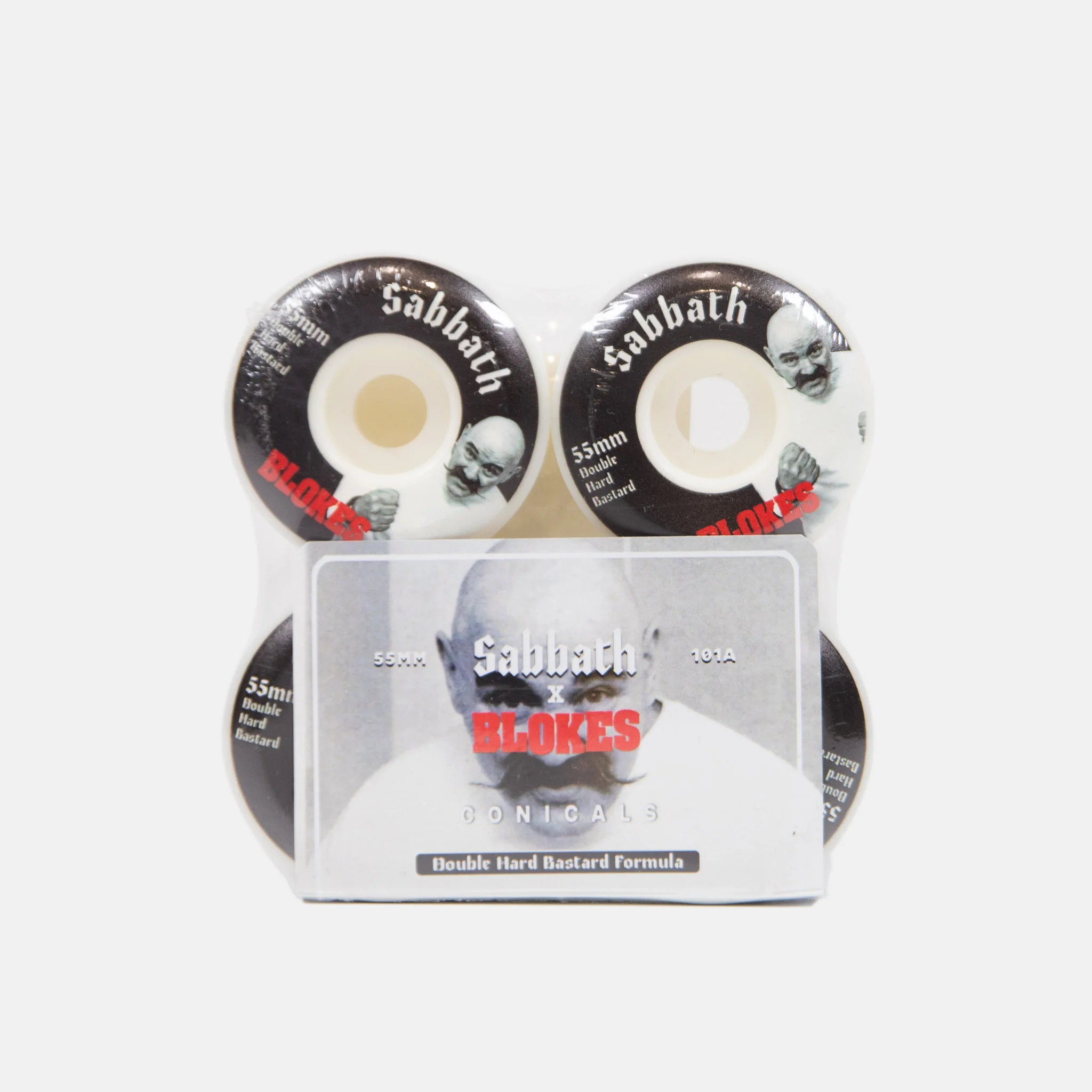 Sabbath Wheels - 55mm (101a) Blokes Conical Skateboard Wheels - Image 2