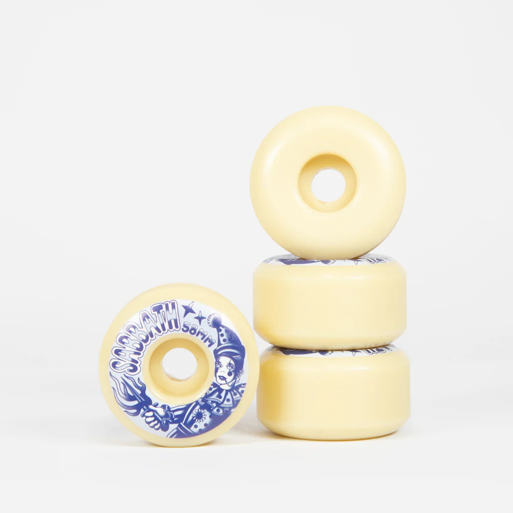Sabbath Wheels - 58mm (99a) Stabby The Clown Conical Skateboard Wheels