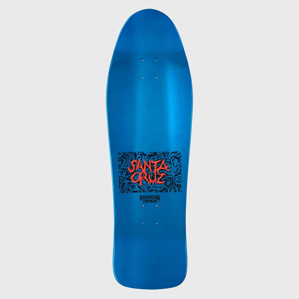 Santa Cruz - 10.07" Stranger Things Knox Hellfire Skateboard Deck - Blue - Image 3