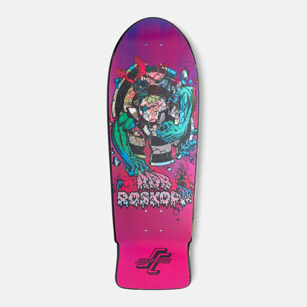 Santa Cruz - 10.25" Stranger Things Demogorgon Lenticular Roskopp Skateboard Deck