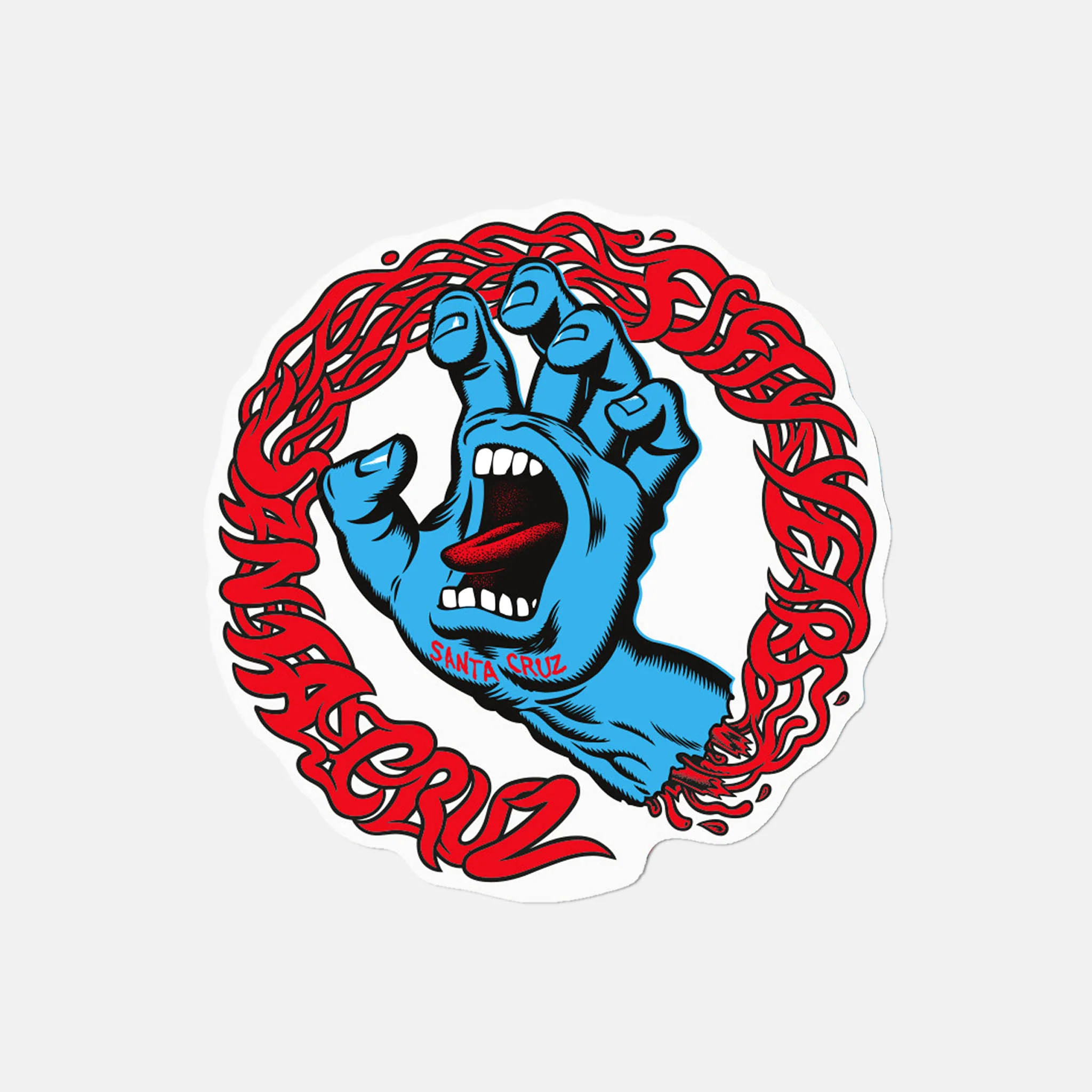 Santa Cruz - 4" Screaming 50 Sticker - Multi