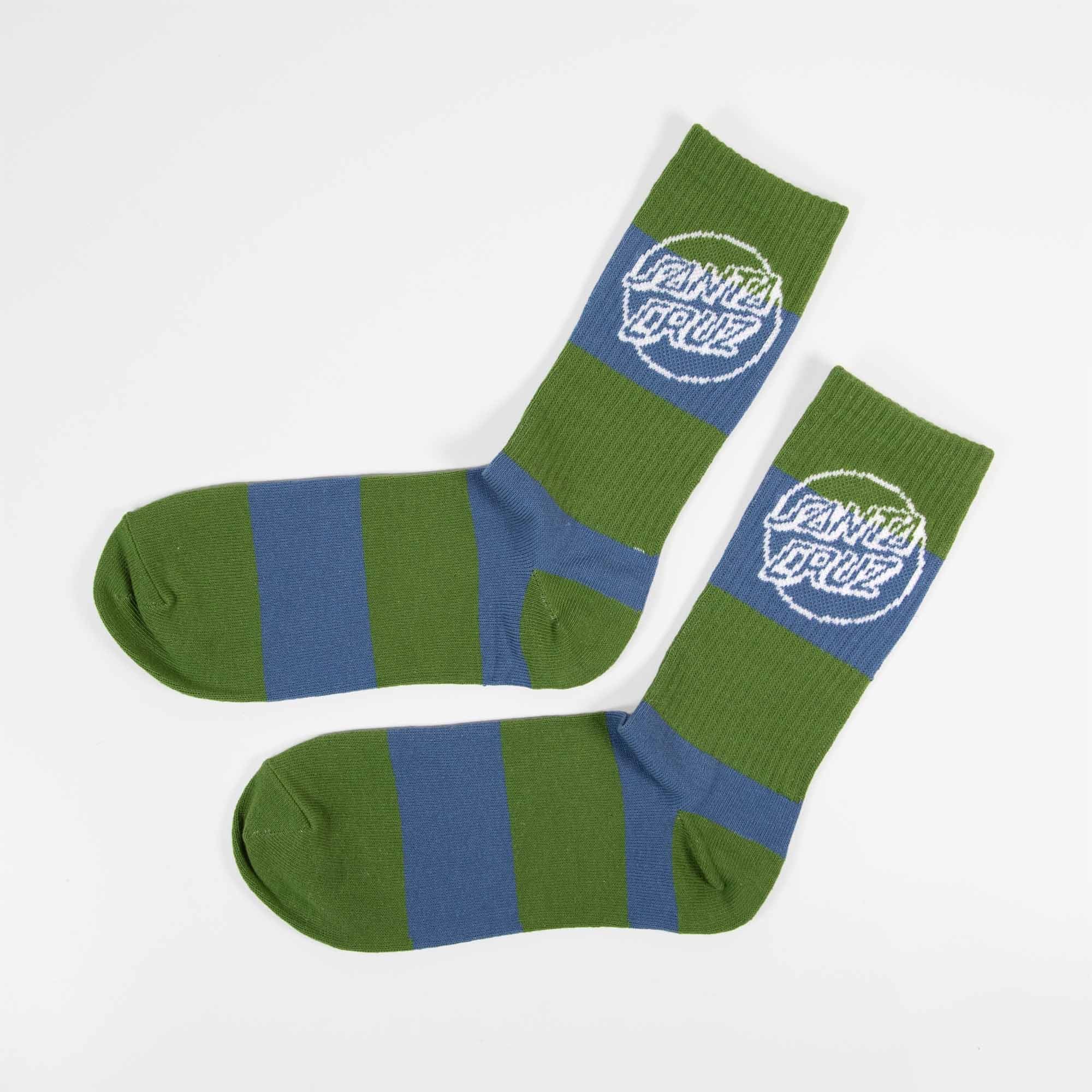 Santa Cruz - Barney Socks - Apple / Dusty Blue