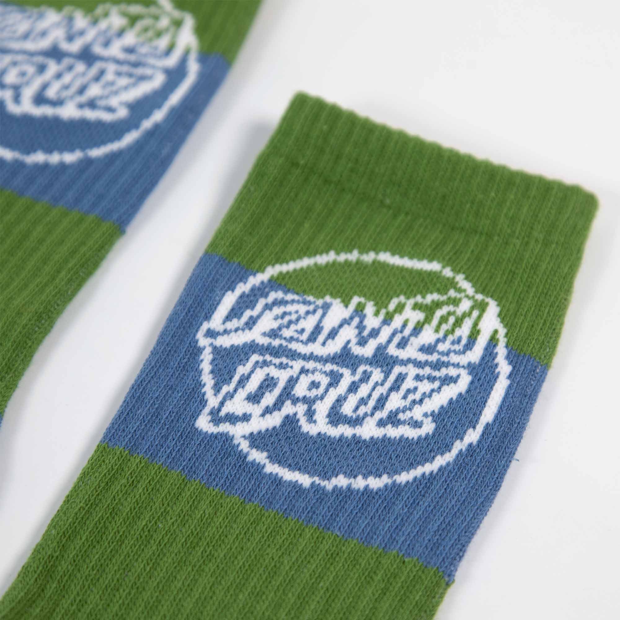 Santa Cruz - Barney Socks - Apple / Dusty Blue - Image 2