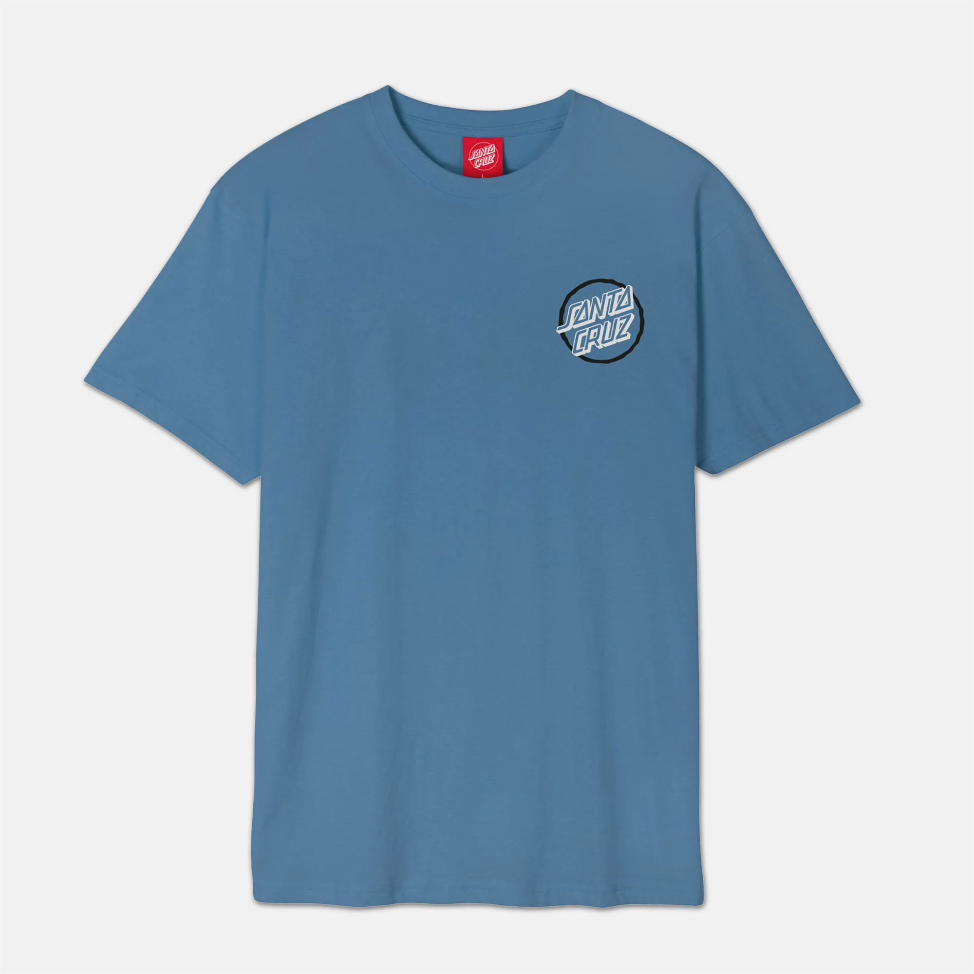 Santa Cruz - Breaker Check Opus T-Shirt - Dusty Blue - Image 2
