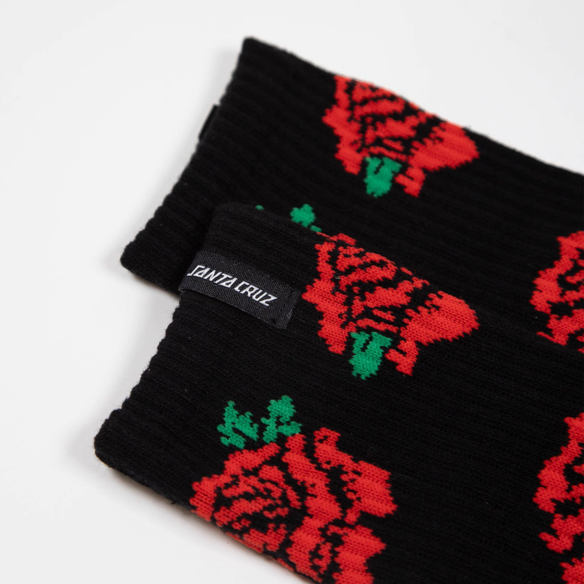 Santa Cruz - Dressen Roses Socks - Black - Image 2