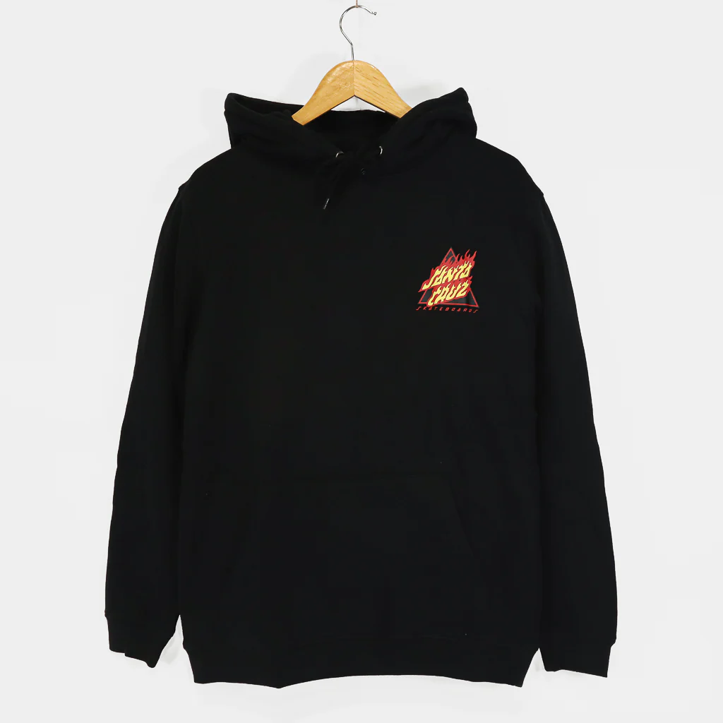 Santa Cruz - Flamed Not A Dot Pullover Hooded Sweatshirt - Black - Image 2