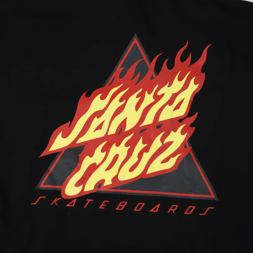 Santa Cruz - Flamed Not A Dot Pullover Hooded Sweatshirt - Black - Image 3
