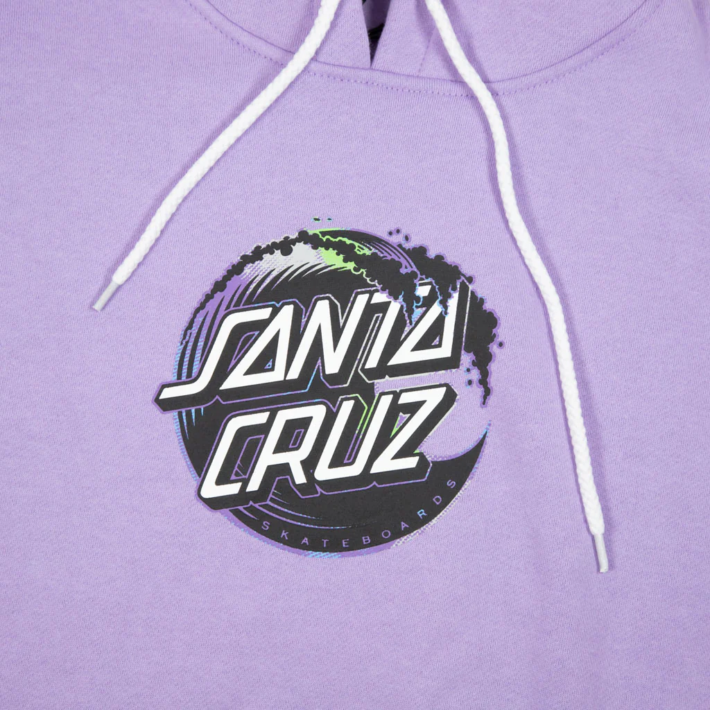 Santa Cruz - Holo Wave Dot Pullover Hooded Sweatshirt - Digital Lavender - Image 2