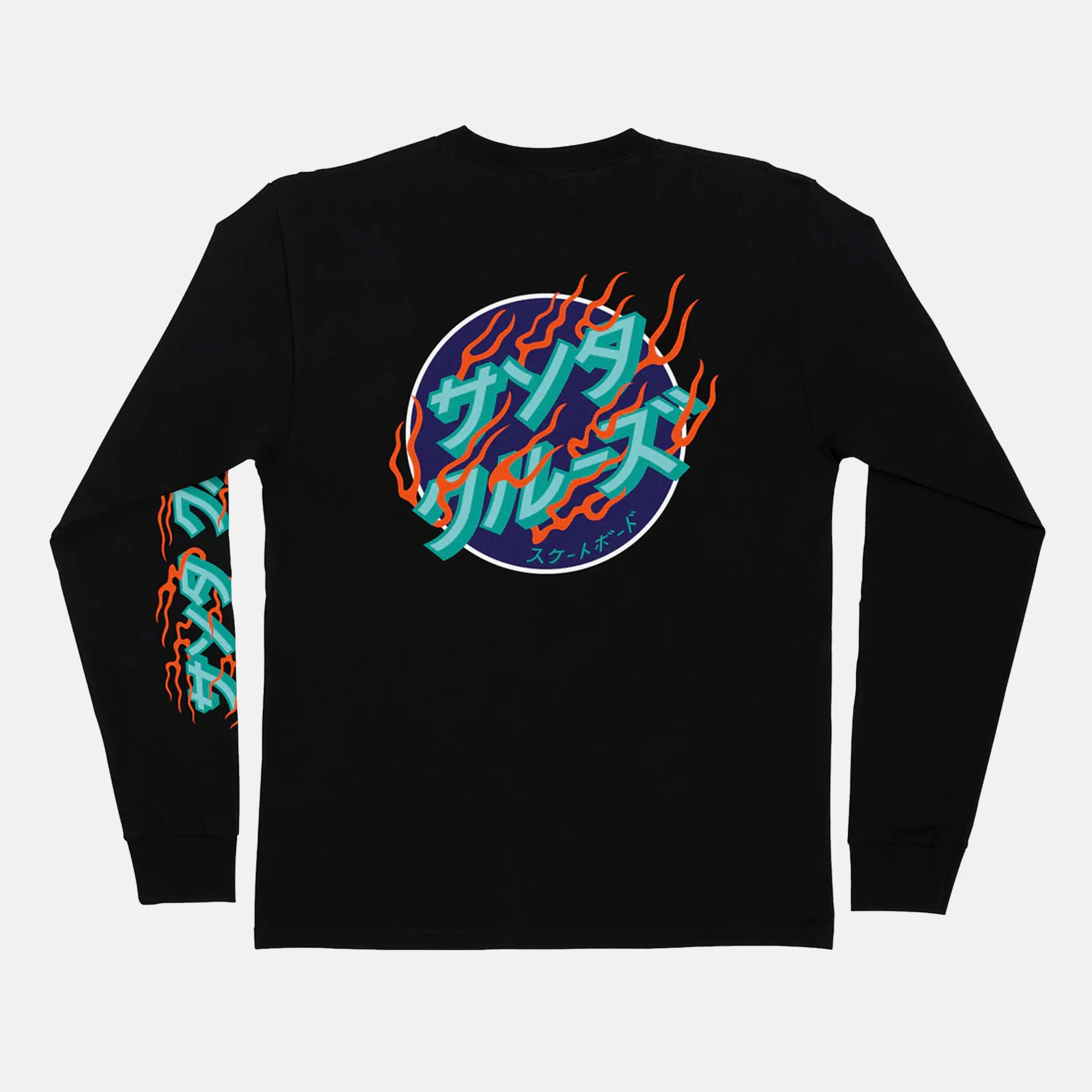 Santa Cruz - Inferno Dots Longsleeve T-Shirt - Black