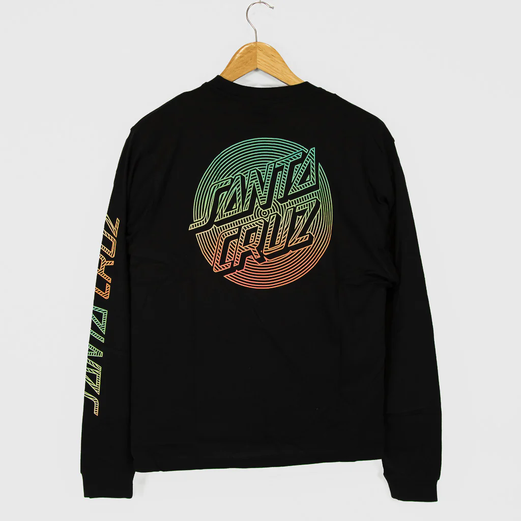 Santa Cruz - Most Radiant Dot Longsleeve T-Shirt - Black