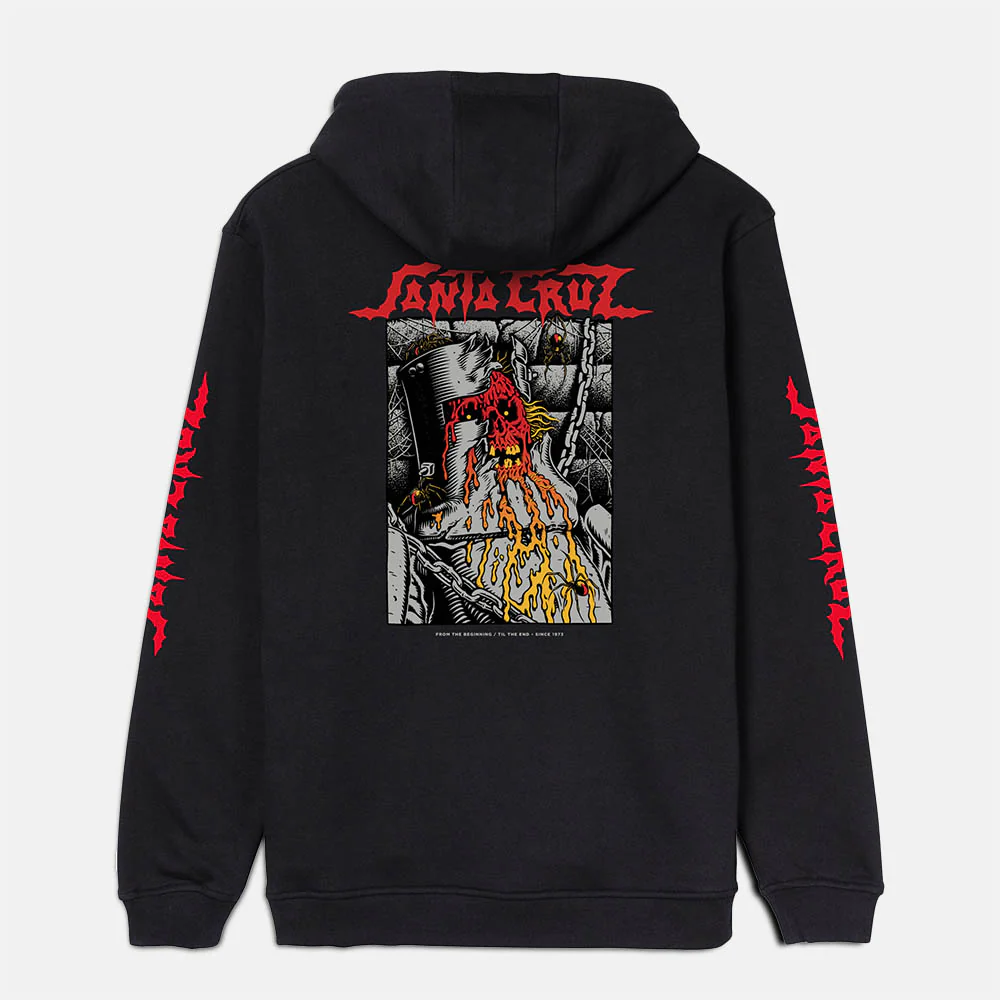 Santa Cruz - Pace Dungeon Hooded Sweatshirt - Black