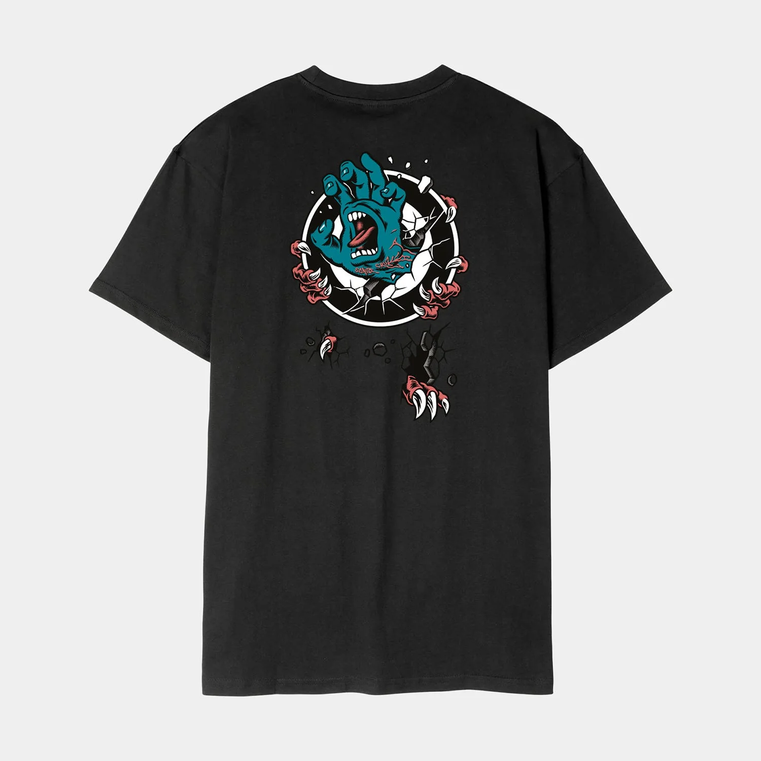 Santa Cruz - Roskopp Screaming Target T-Shirt - Black
