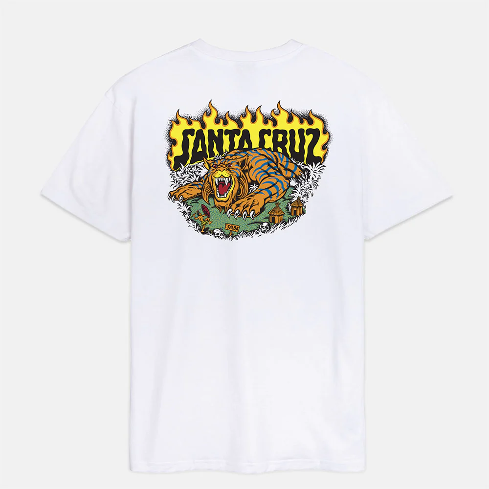 Santa Cruz - Salba Tiger Redux T-Shirt - White