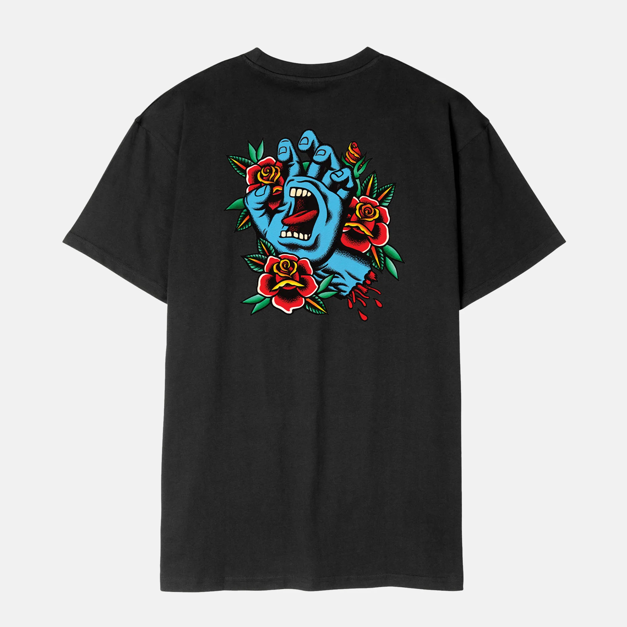 Santa Cruz - Screaming Flash Centre T-Shirt - Black