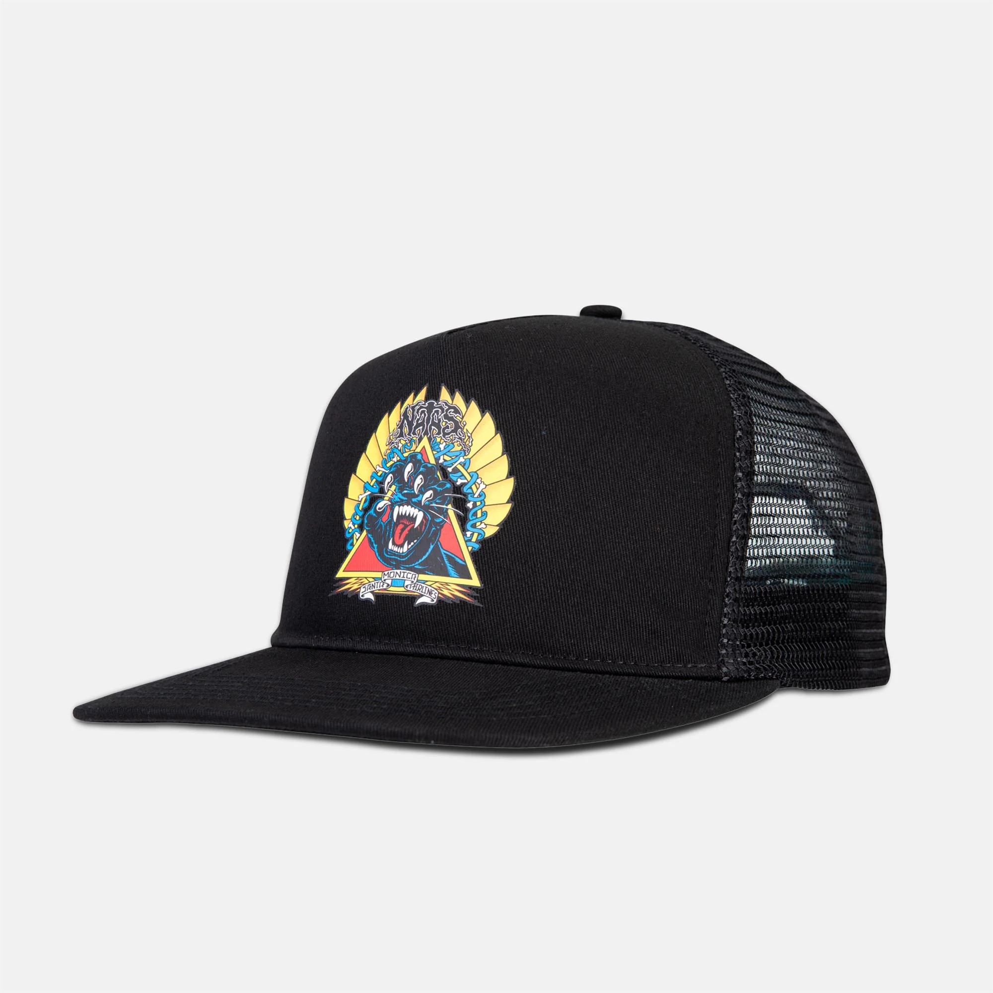 Santa Cruz - Screaming Panther Meshback Cap - Black