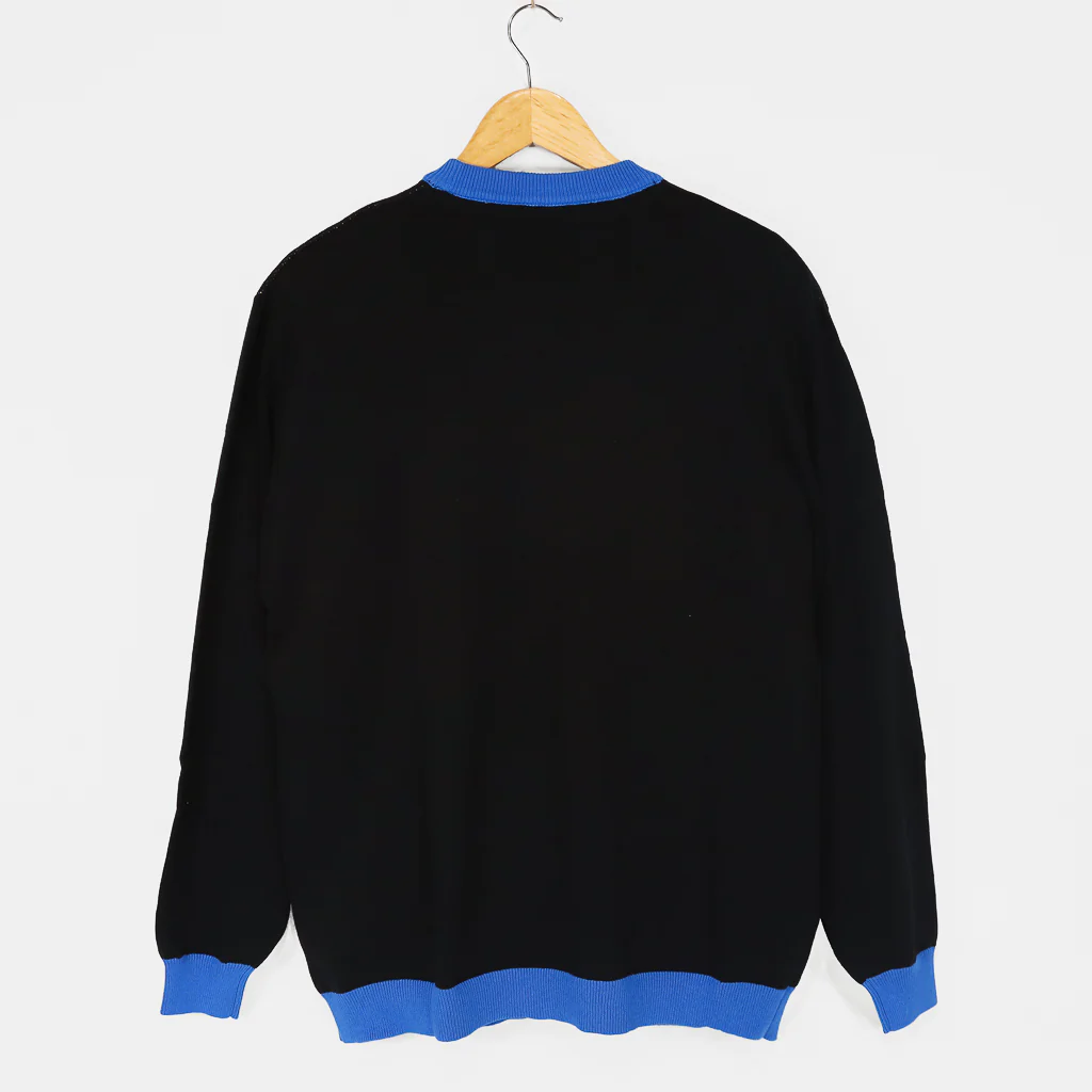 Santa Cruz - Shark Trip Knitted Crewneck Jumper - Black / Blue - Image 3