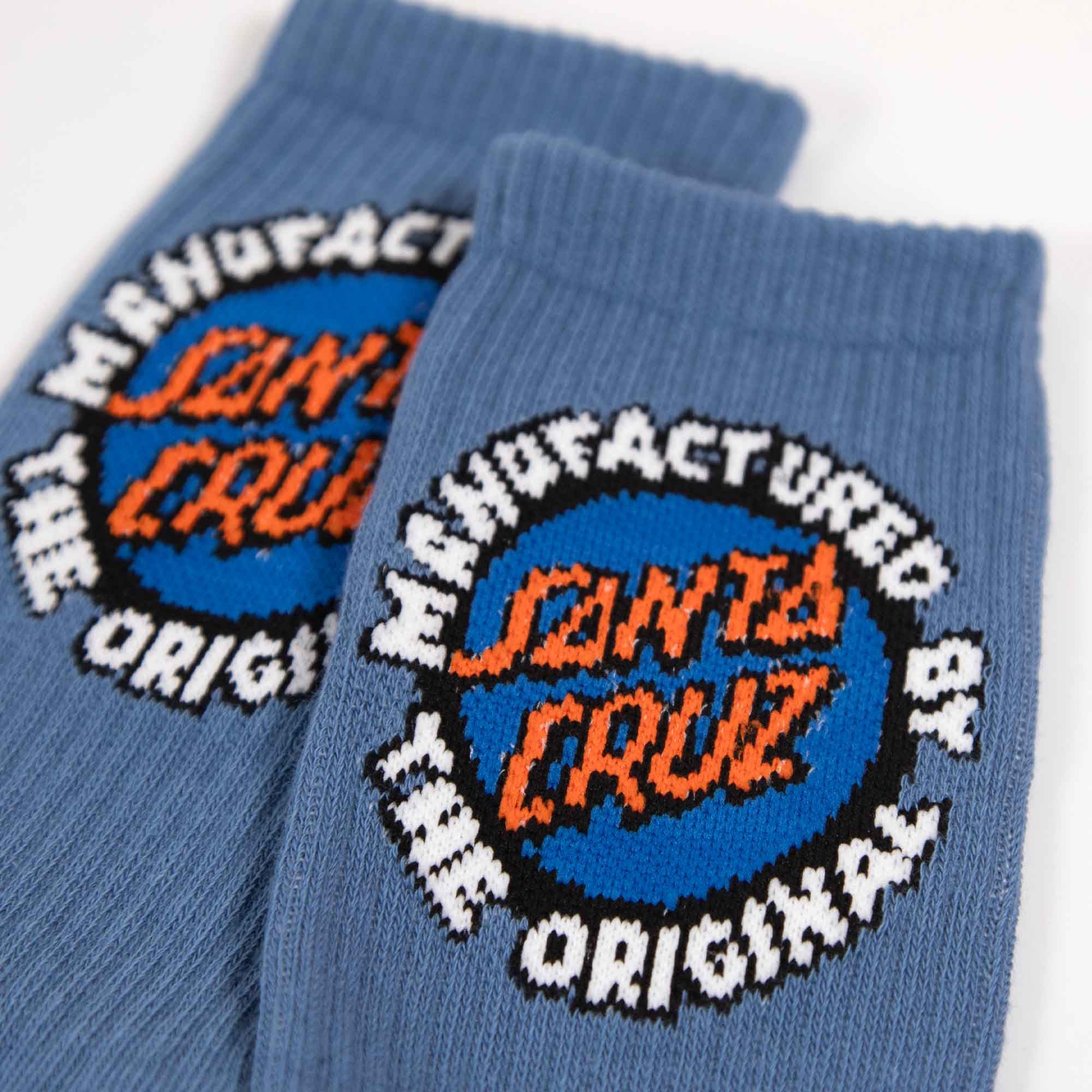 Santa Cruz - Speed MFG Socks - Dusty Blue - Image 2