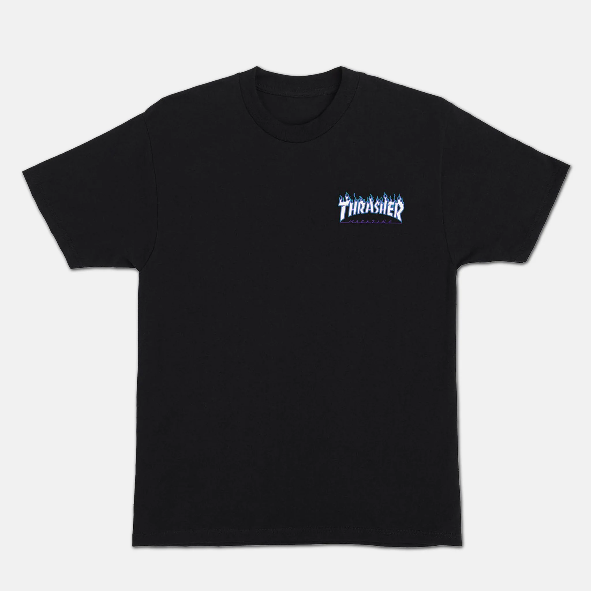 Santa Cruz - Thrasher Flame Dot T-Shirt - Black - Image 2