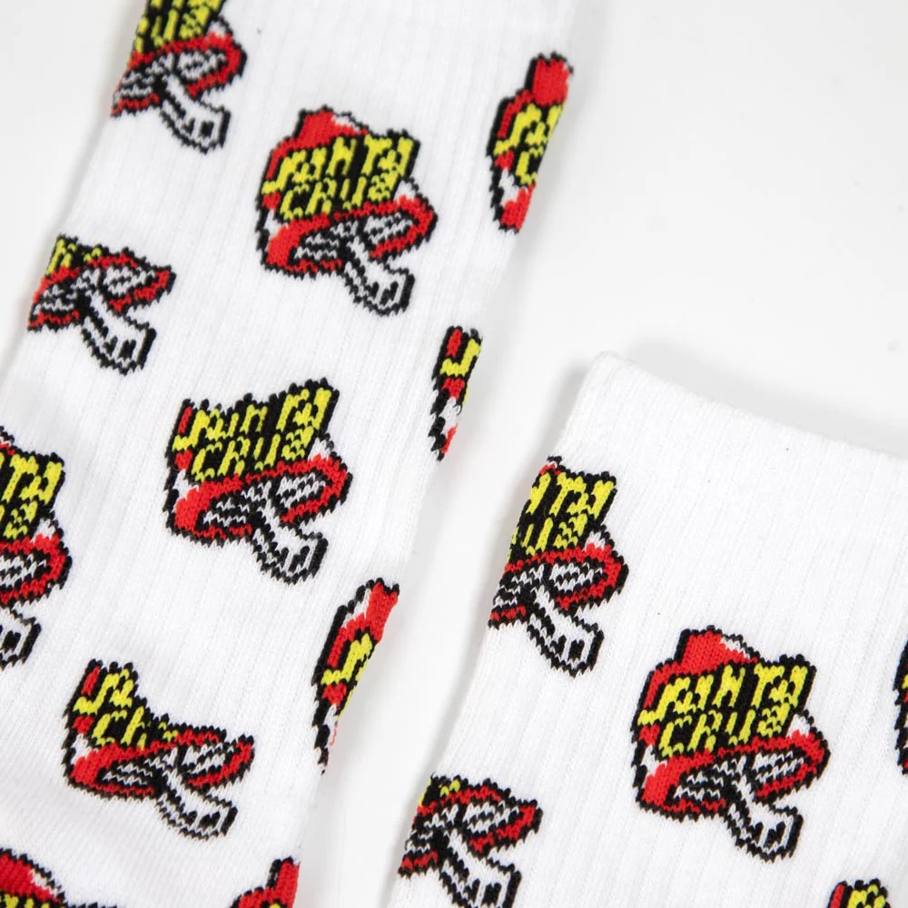Santa Cruz - Toadstool Dot Socks - White - Image 2