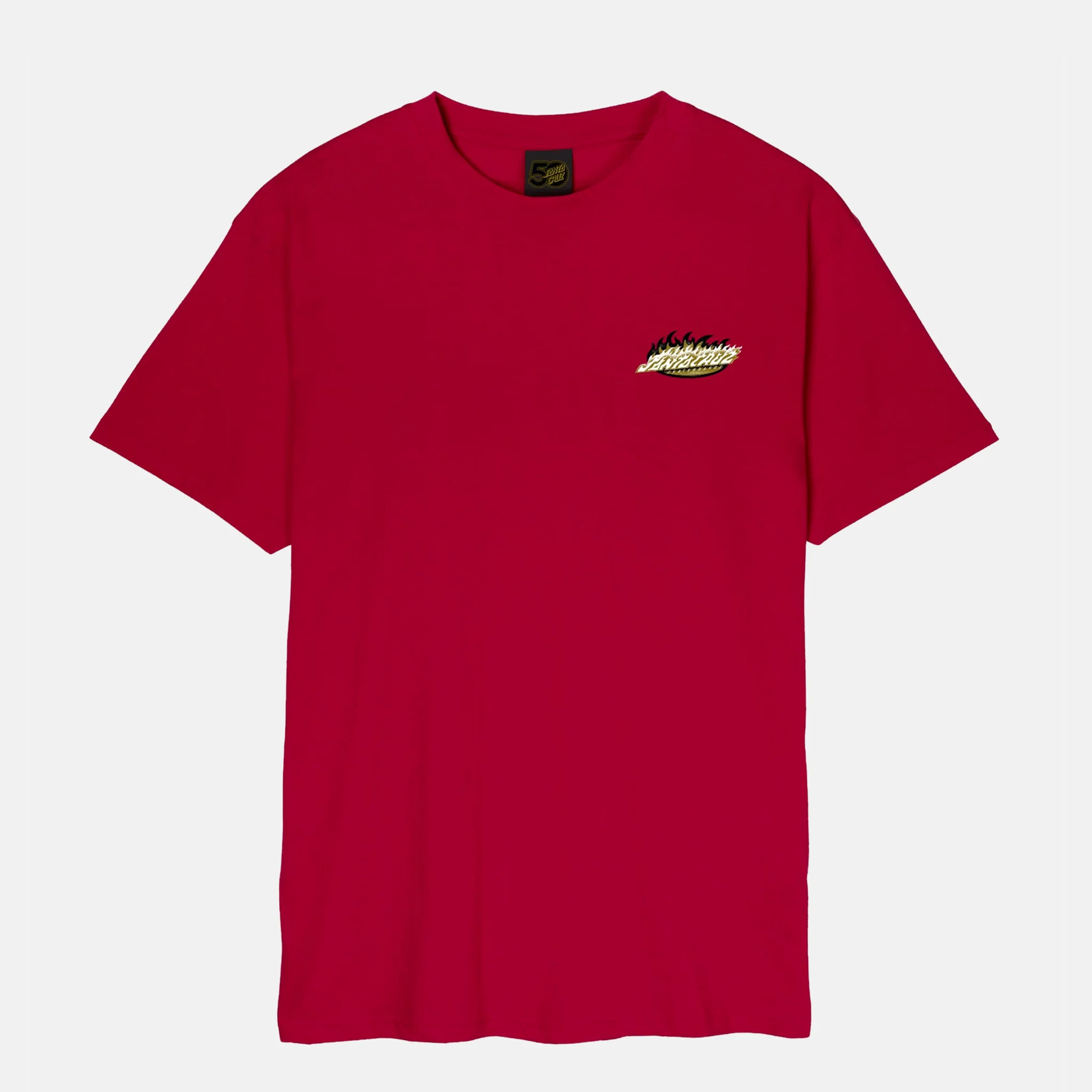 Santa Cruz - Ultimate Flame Dot T-Shirt - Blood - Image 2