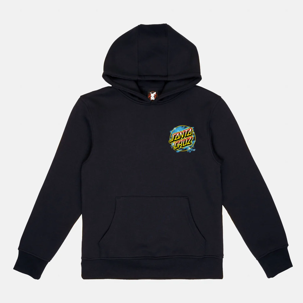 Santa Cruz - Youth Pikachu Pokemon Hooded Sweatshirt - Black - Image 2