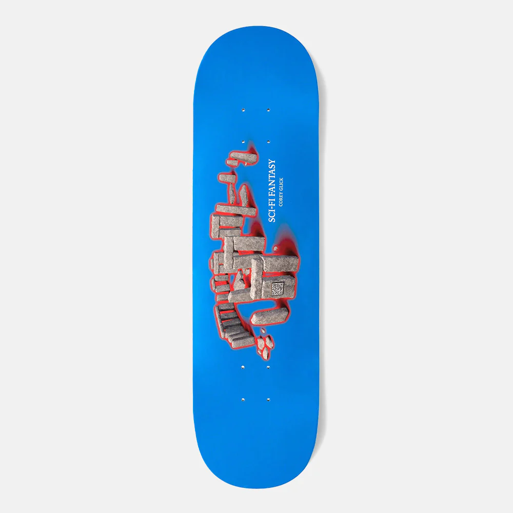 Sci-Fi Fantasy - 8.75" Corey Glick Stone Henge Skateboard Deck