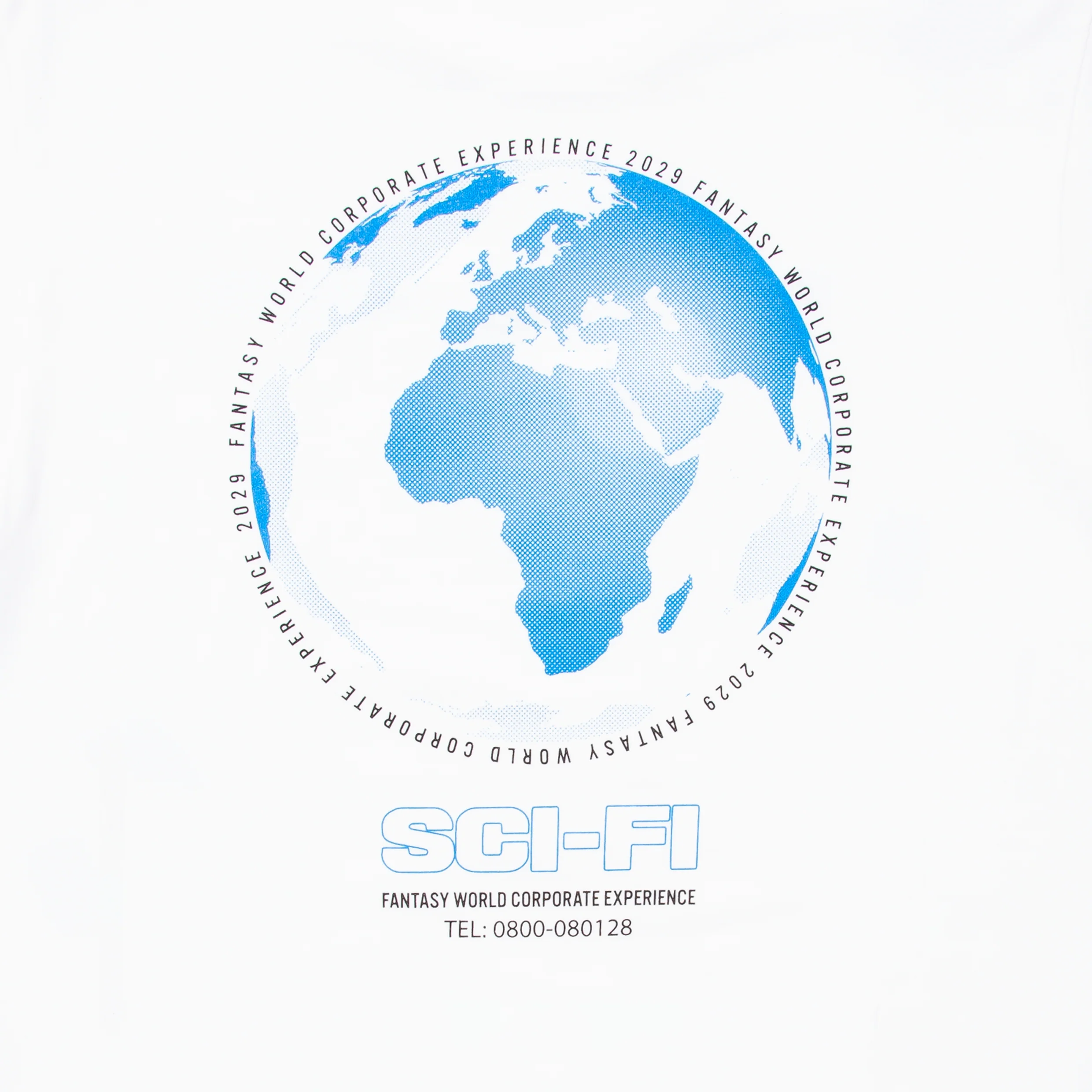 Sci-Fi Fantasy - Corporate Existence T-Shirt - White - Image 3