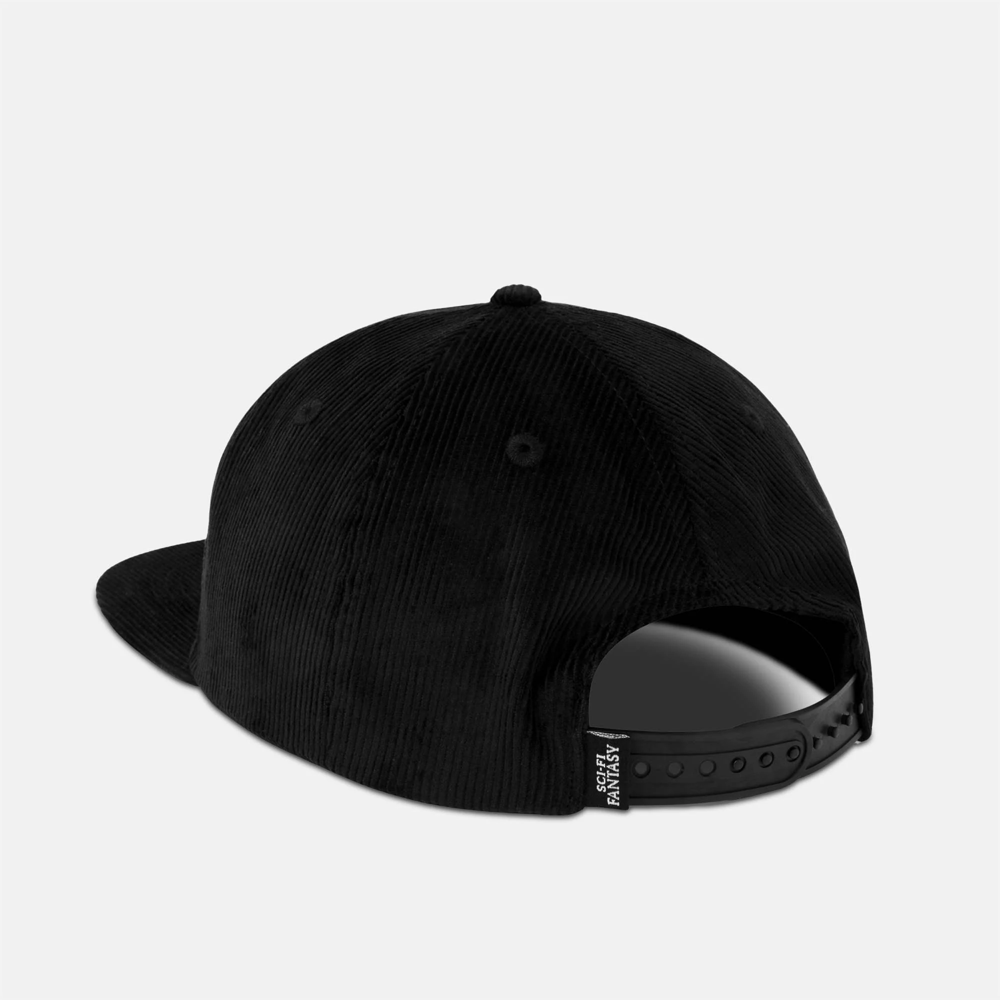 Sci-Fi Fantasy - Flying Rose Cord Cap - Black - Image 2