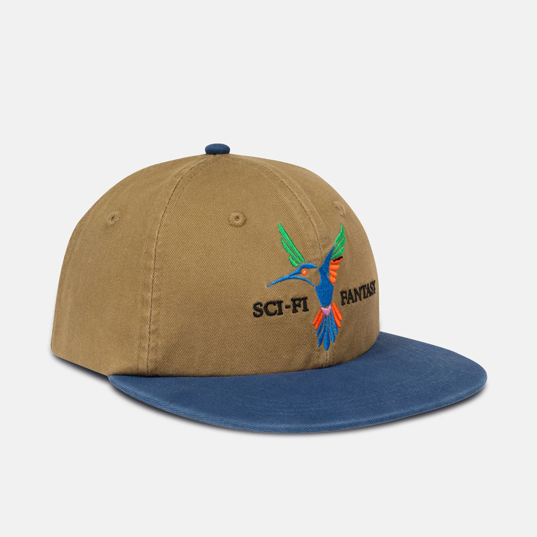 Sci-Fi Fantasy - Humming Bird Cap - Olive / Navy