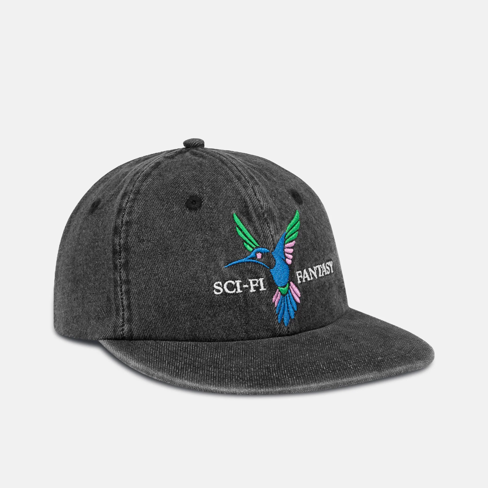 Sci-Fi Fantasy - Humming Bird Cap - Black Denim