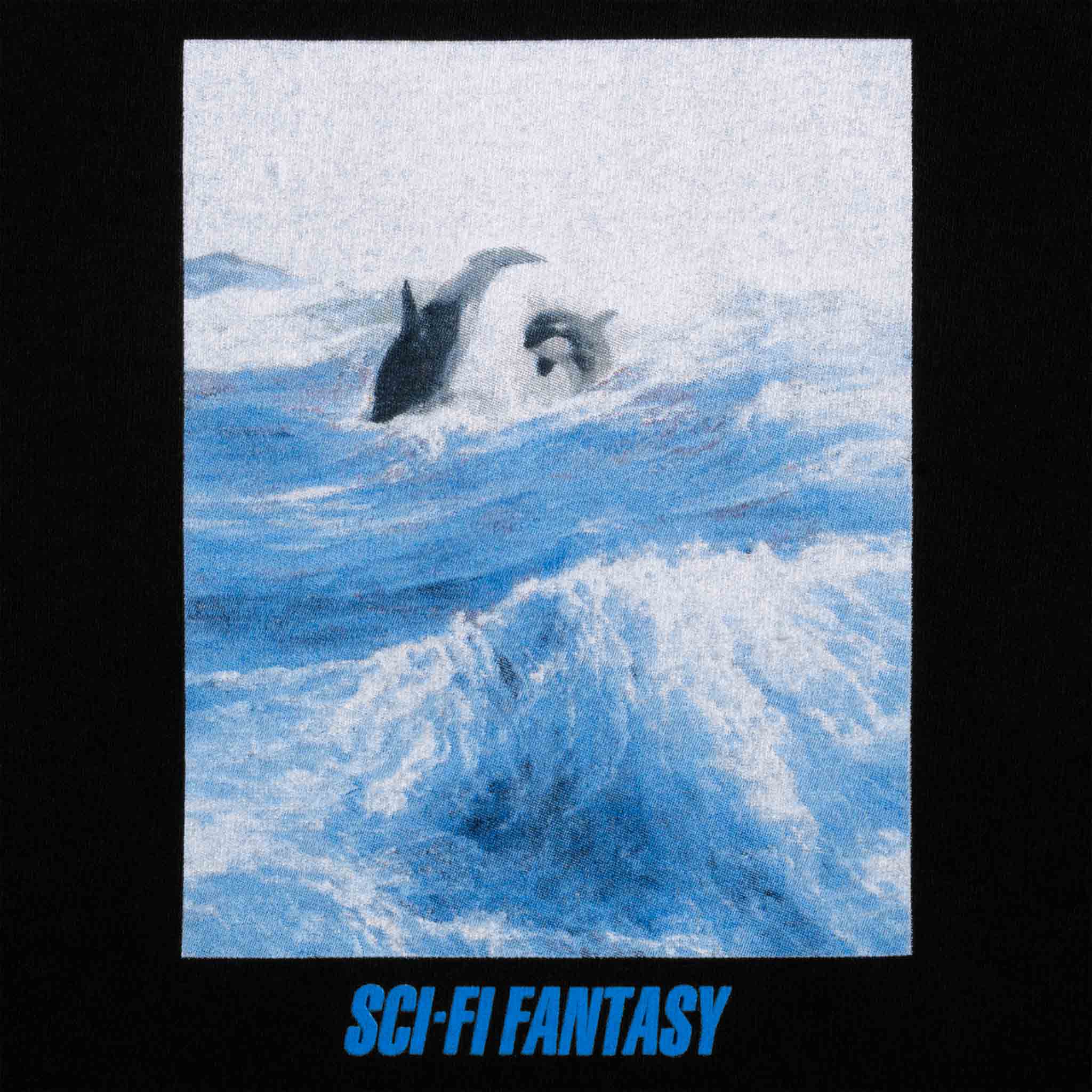Sci-Fi Fantasy - Killer Whale T-Shirt - Black - Image 2