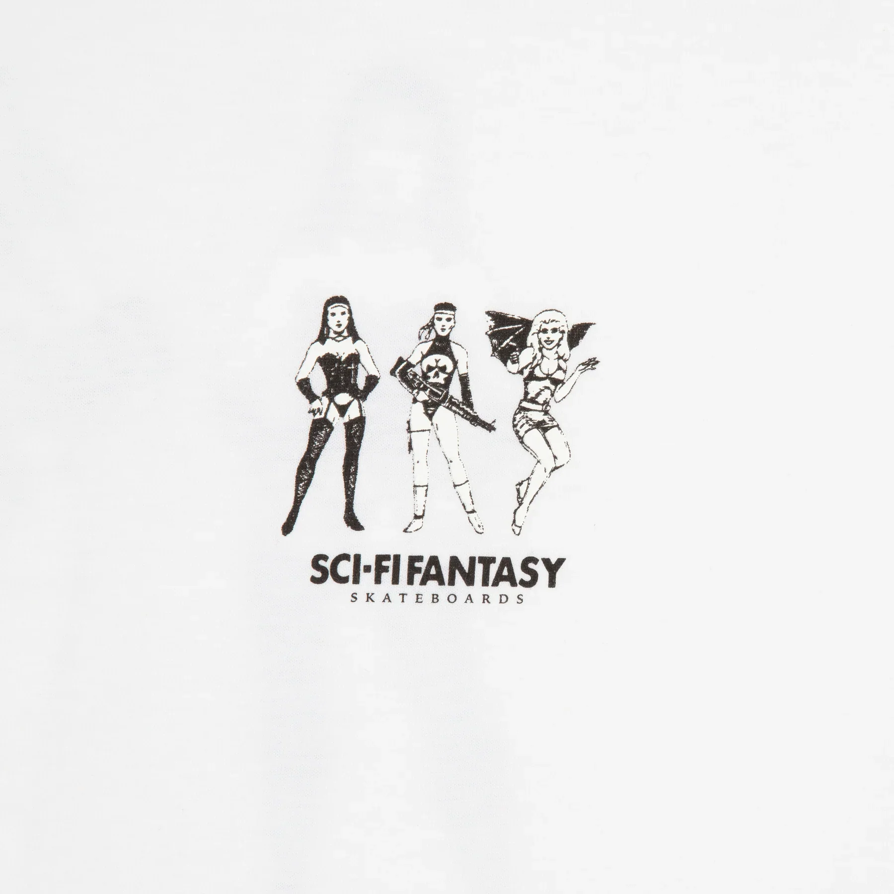 Sci-Fi Fantasy - Macho Girls T-Shirt - White - Image 3