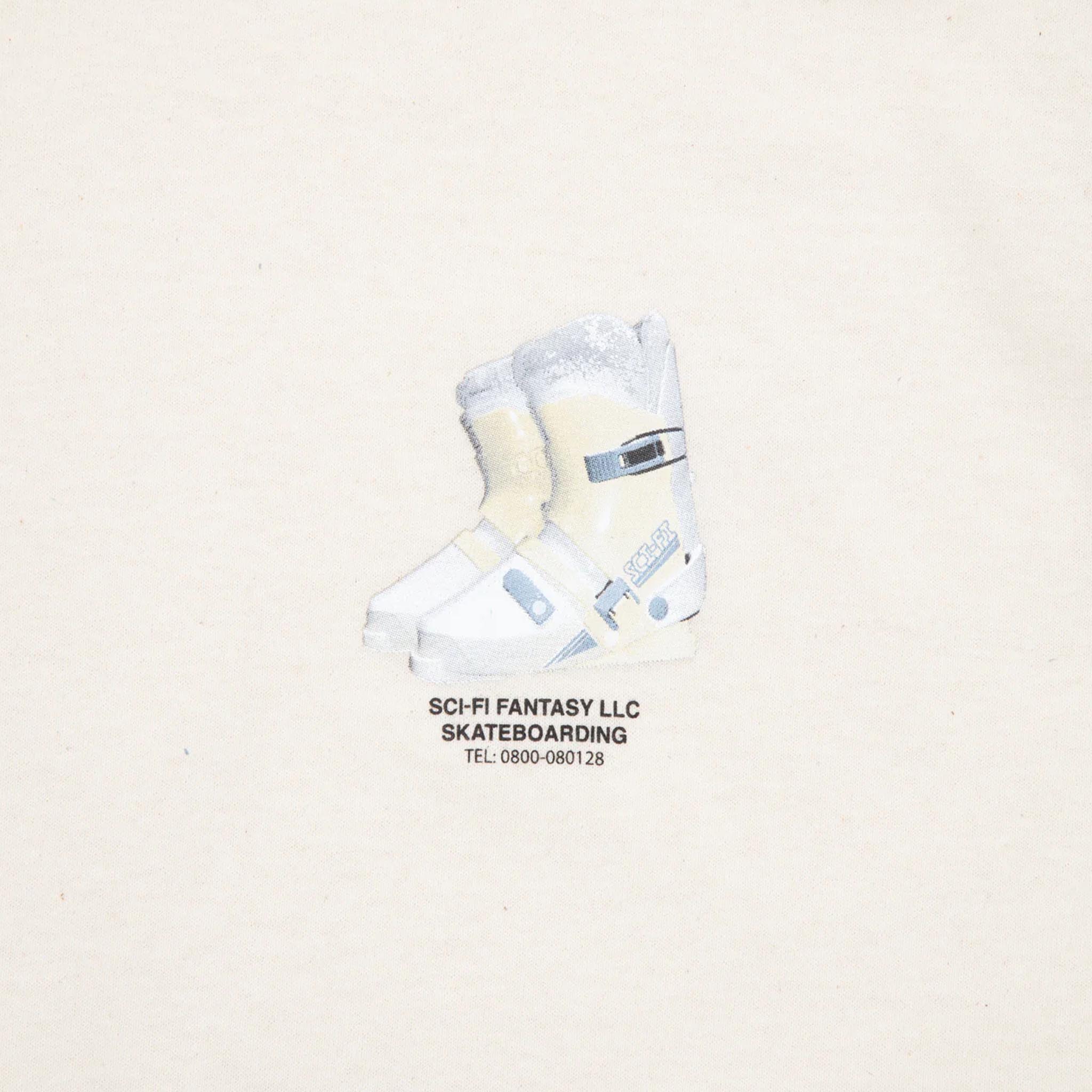 Sci-Fi Fantasy - Ski Boot T-Shirt - Natural - Image 2
