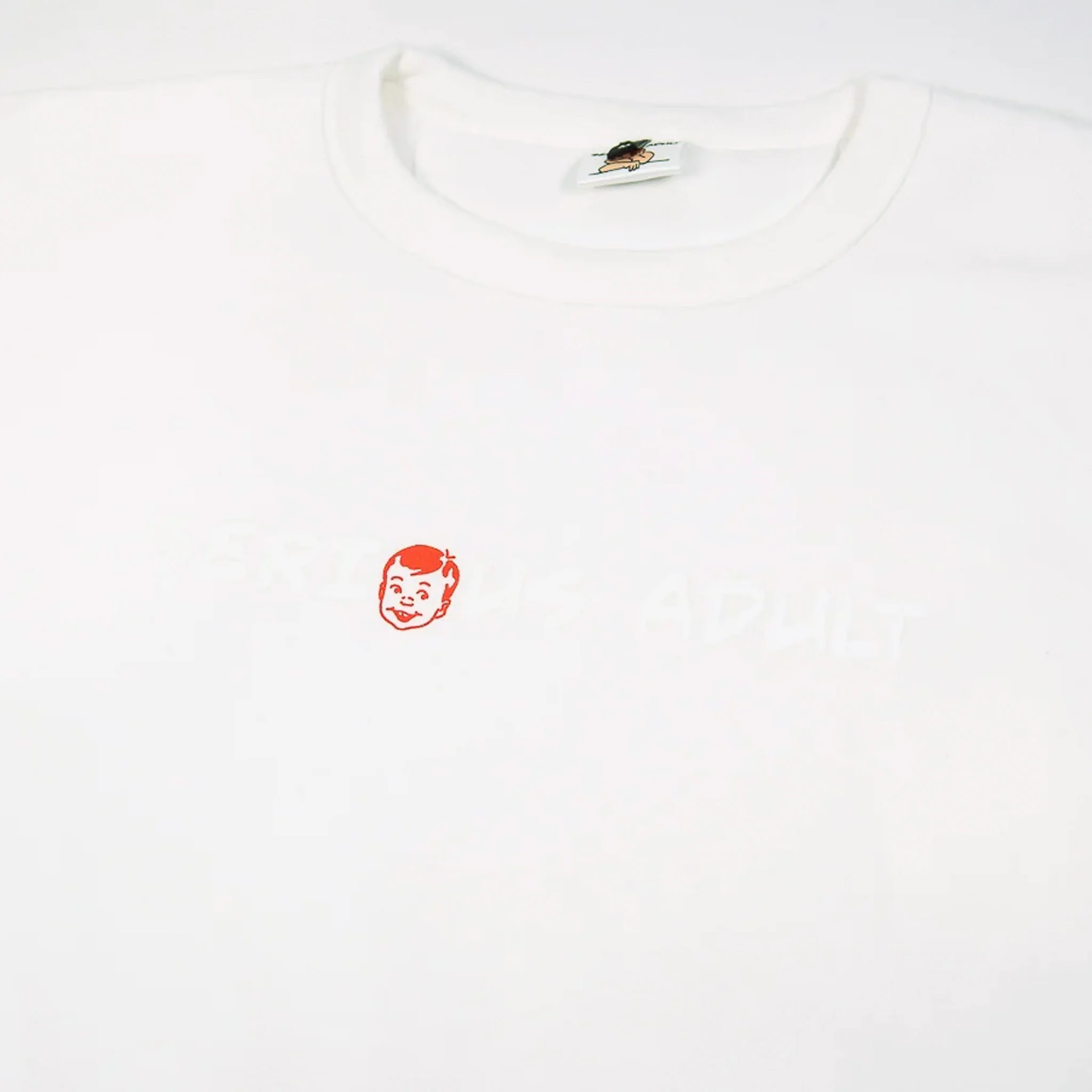 Serious Adult - Baker Boy Pullover Sweatshirt - White - Image 2