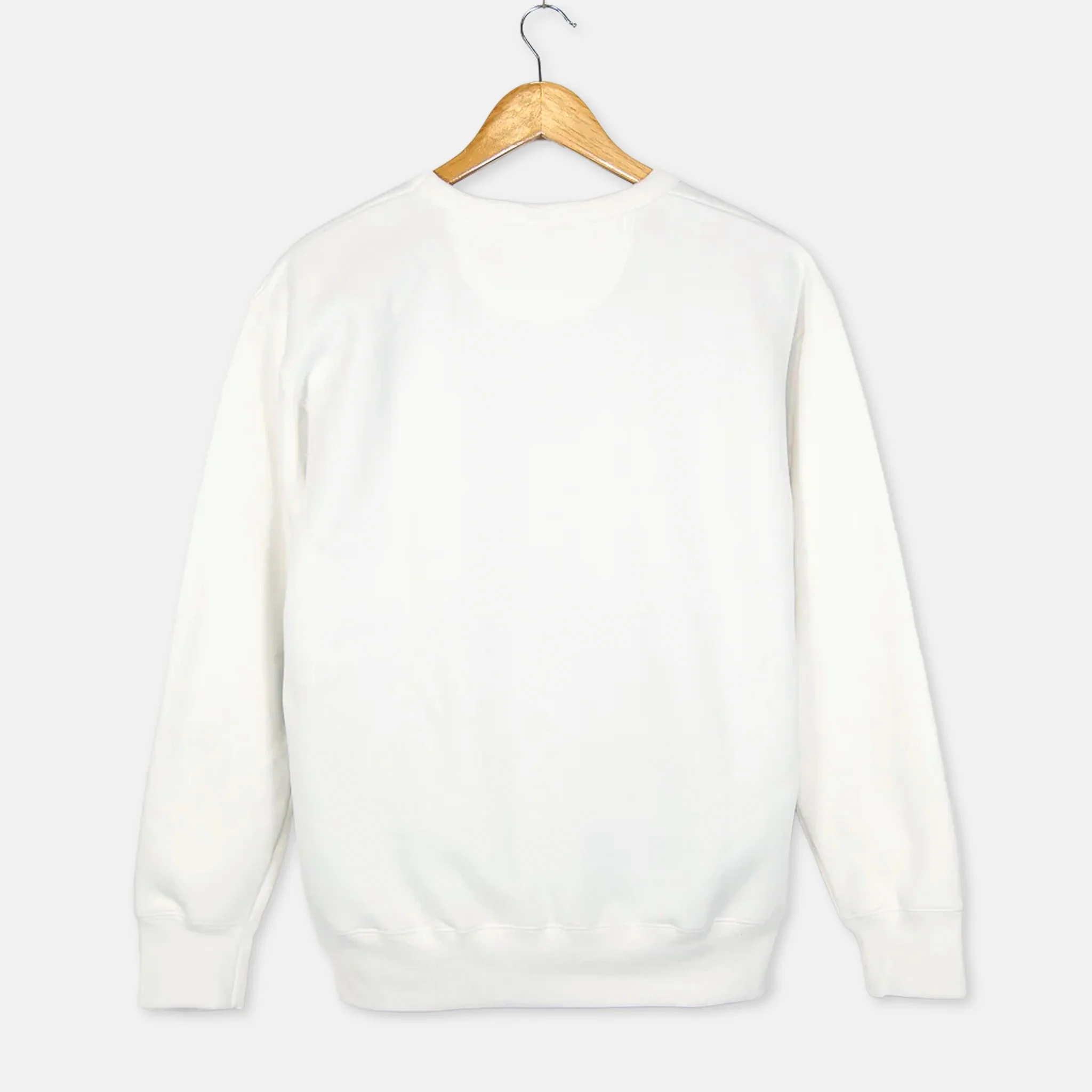 Serious Adult - Baker Boy Pullover Sweatshirt - White - Image 3