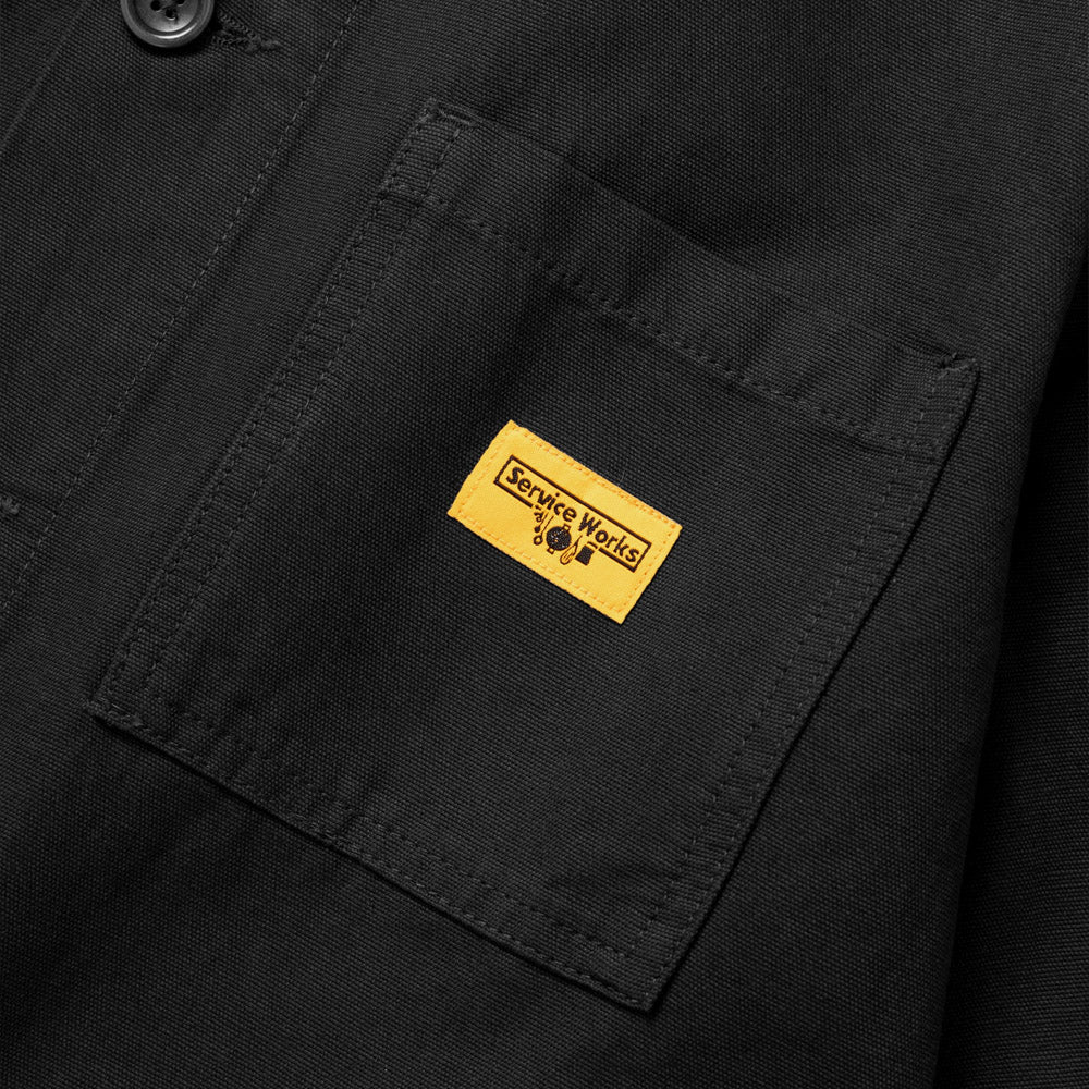 Service Works - Classic Canvas Chore Shirt - Black - Image 3