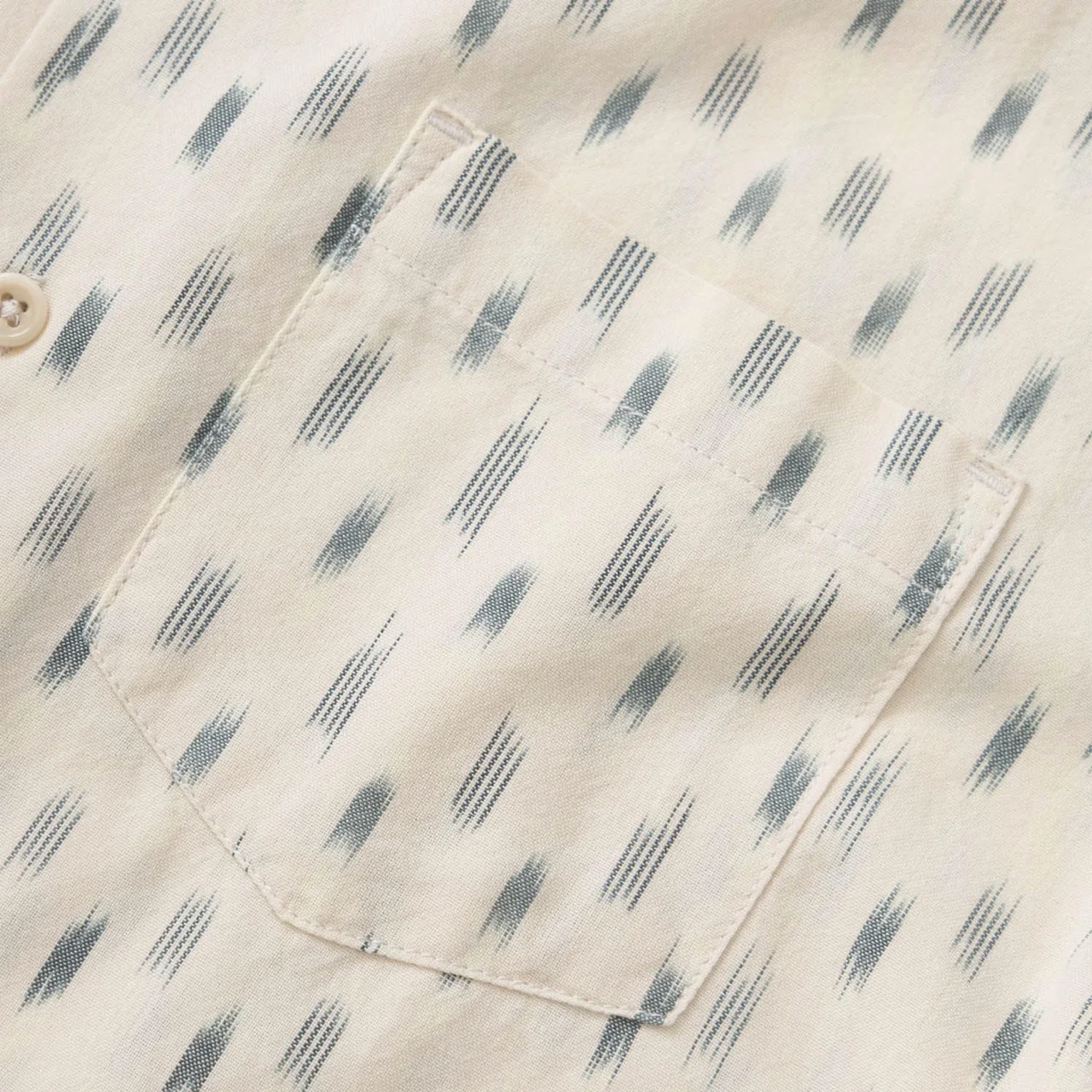 Service Works - Ikat Short Sleeve Shirt - White - Image 4
