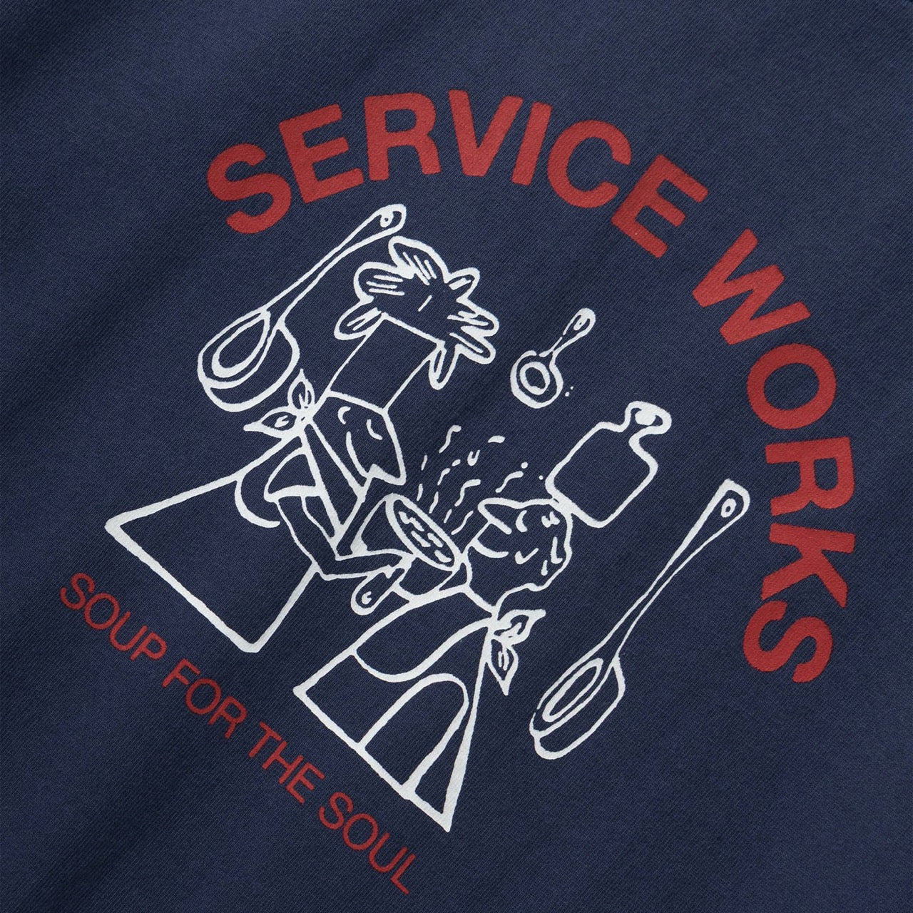 Service Works - Soup For The Soul T-Shirt - Navy - Image 2