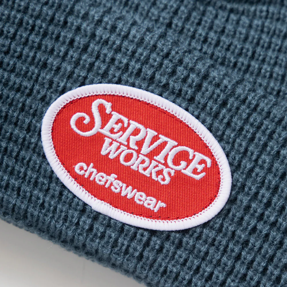 Service Works - Waffle Patch Beanie - Teal - Image 2
